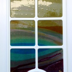 8 Fused glass door