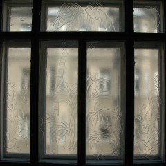 1 Palmenfenster fused glass