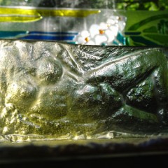 3 Liegender Akt aus Glas 25x10x5cm 2 Stueck