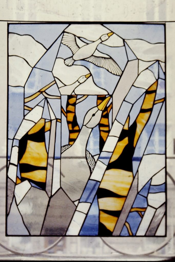 Bergkristall, Schneegans, Birke