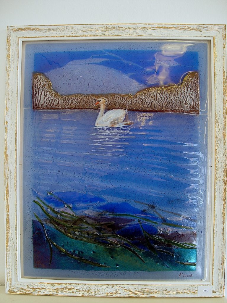 Glasbild-Donau-Oder-Kanal